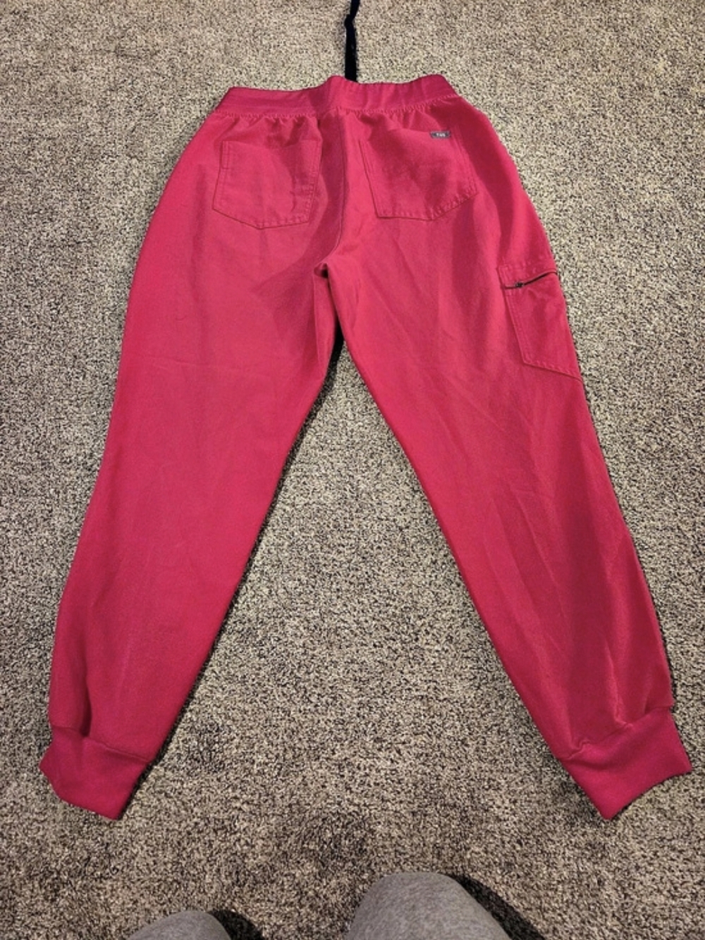 Ultra Rose FIGS Catarina Scrub Top and Zamora Jogger